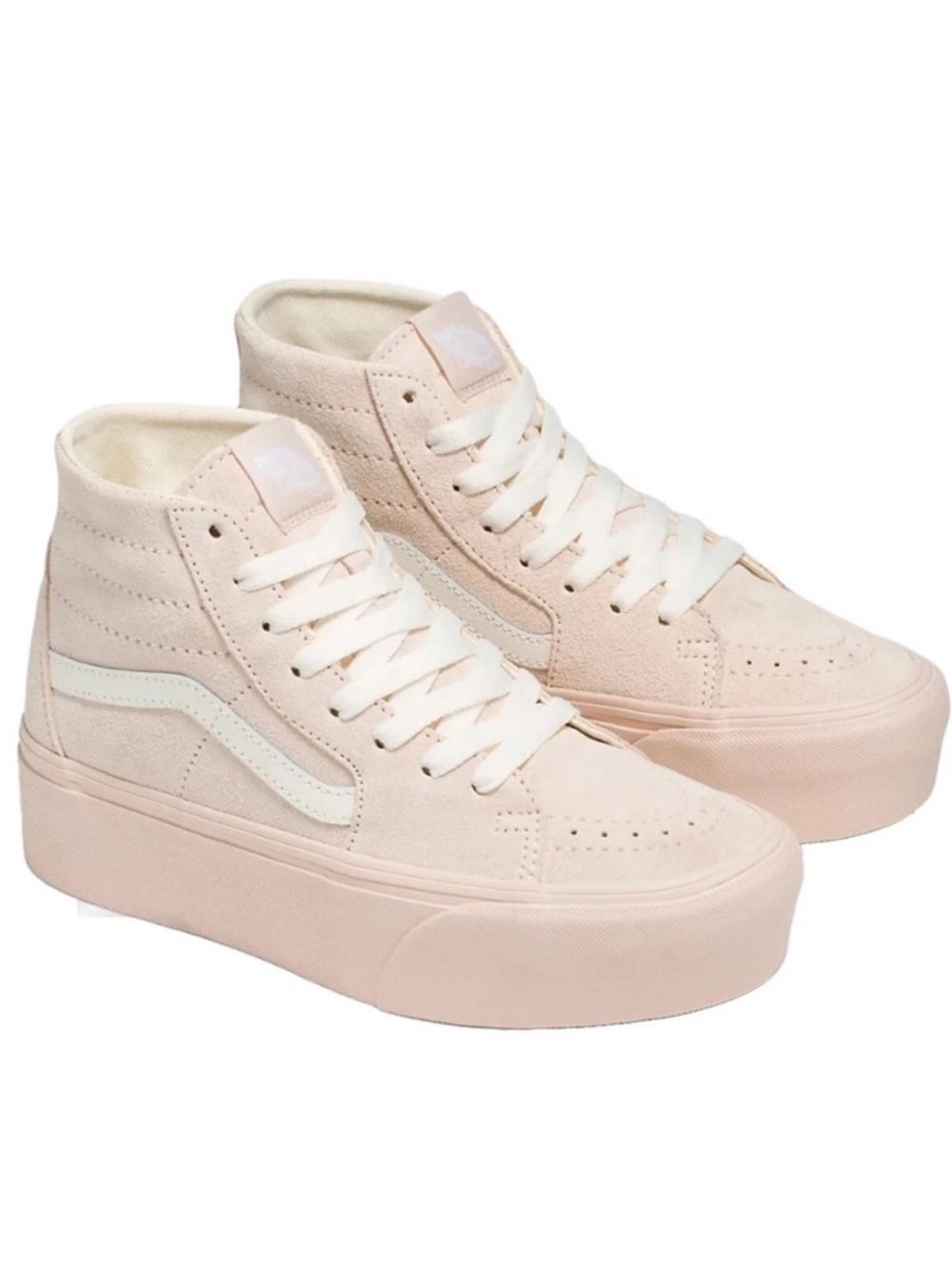 VANS | Sk8-Hi Tapered Stackform Suede Shell Light Pink